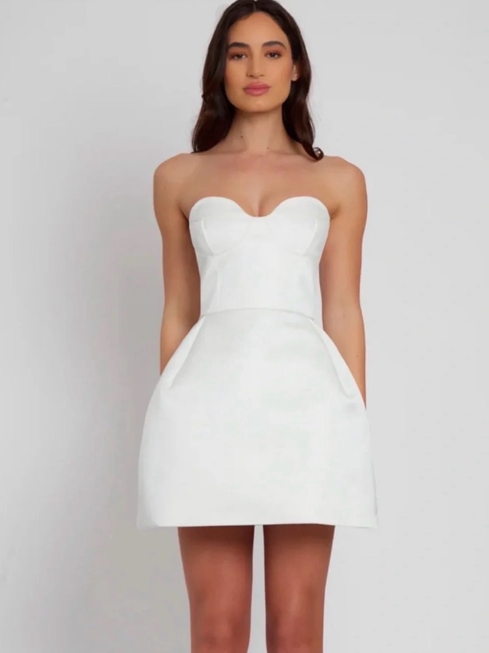 Baby Buster Mini Dress in White